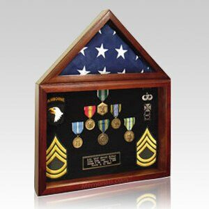 The Capitol Memorial Flag Display Case is ideal for Veterans