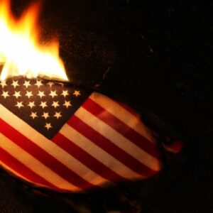 The American Flag is burned when it is too worn and tattered to fly